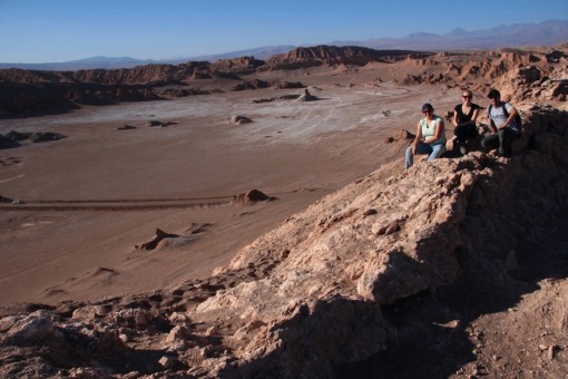 Vista de cima das dunas