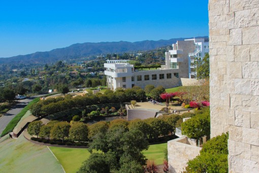 Outro lado do jardim do Getty