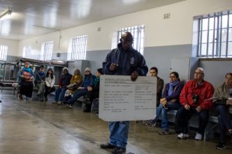 Nosso guia foi prisioneiro da Robben Island