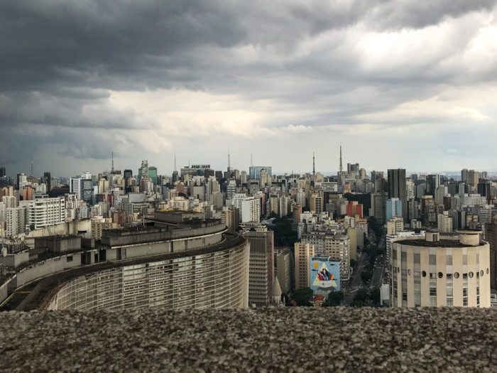 São Paulo vista de cima do Terraço Itália