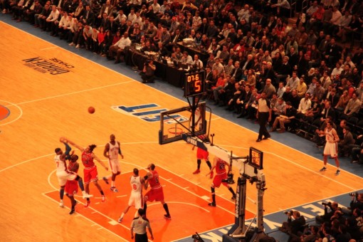 Jogo de basquete Madison Square Garden